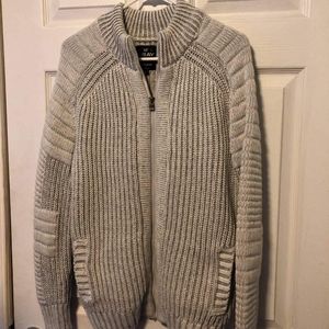 Men's Zip up sweater.